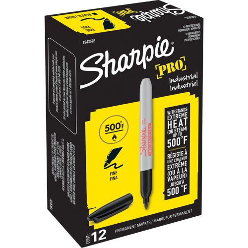 Marqueur permanent Pro, Fin, Noir Action Paper