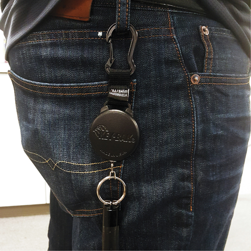 Porte-cl&eacute;s Securit, Polycarbonate, C&acirc;ble 48", Fixation Mousqueton Action Paper