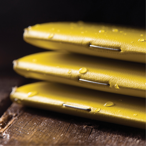 All-Weather Notebook, Soft Cover, Yellow, 48 Pages, 4-5/8" W x 7" L Action Paper