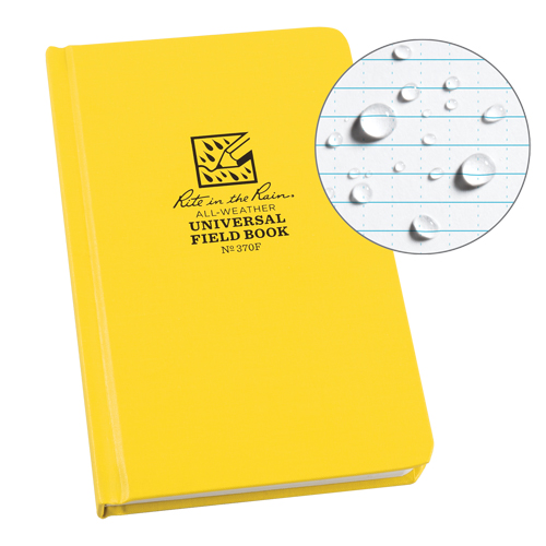 Livre reli&eacute;, Couverture rigide, Jaune, 160 Pages, 4-5/8" , 7-1/4"  Action Paper