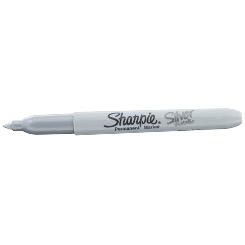 Permanent Marker, Fine, Silver Action Paper