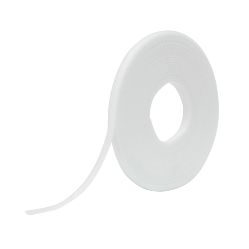 One-Wrap&reg; Fastener Tape, Hook & Loop, 25 yds x 1/2", Self-Grip, White Action Paper