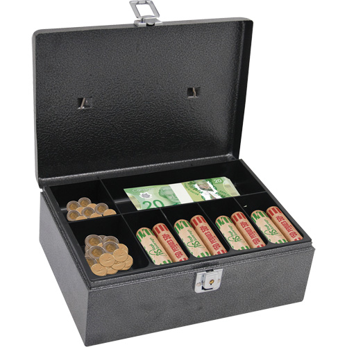 Cash Box with Latch Lock Action Paper
