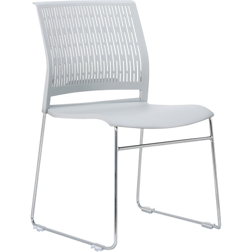 Activ Series Stacking Chairs, Polypropylene, 32-3/8" High, 275 lbs. Capacity, Grey Action Paper
