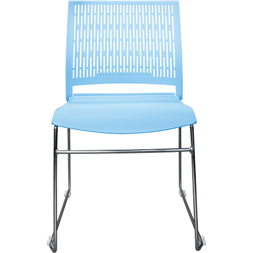 Activ Series Stacking Chairs, Polypropylene, 32-3/8" High, 275 lbs. Capacity, Blue Action Paper