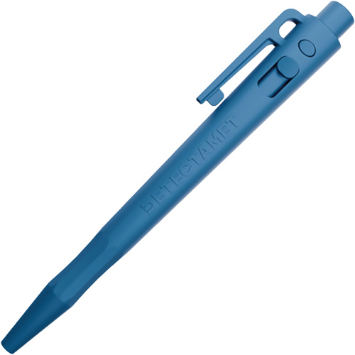 Metal Detectable & X-Ray Visible HD Pen, Blue, Retractable Action Paper