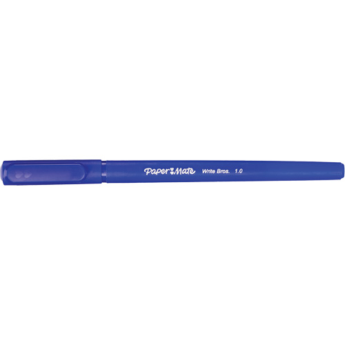 Stylo &agrave; bille Paper Mate Write Bros, Bleu, 1 mm Action Paper