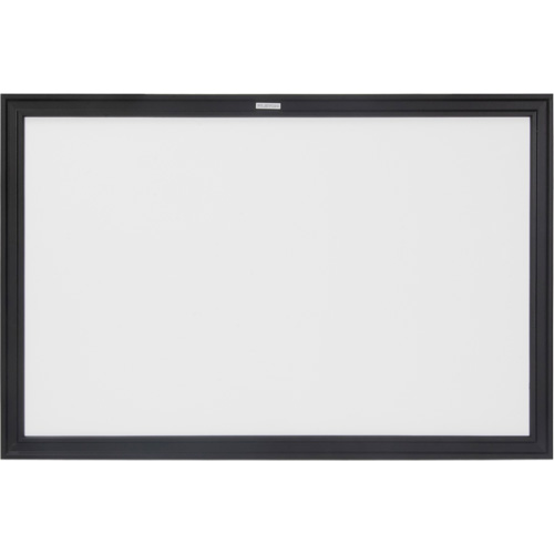 Black MDF Frame Whiteboard, Dry-Erase/Magnetic, 36" W x 24" H Action Paper