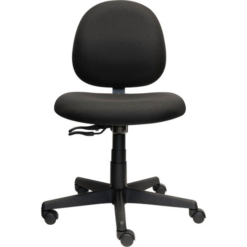 Aspen Low Back Posture Task Chair, Fabric, Black, 275 lbs. Capacity Action Paper
