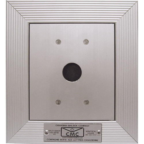 Full-Recessed Key Keeper Box, Wall -Mounted, 4-9/16" x 4", Aluminum Action Paper