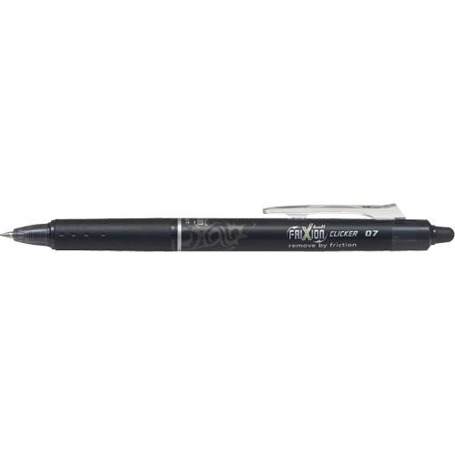 Frixion Point Clicker Pen Action Paper
