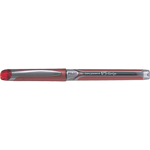 Hi-Tecpoint Grip Pen, Red, 0.5 mm Action Paper