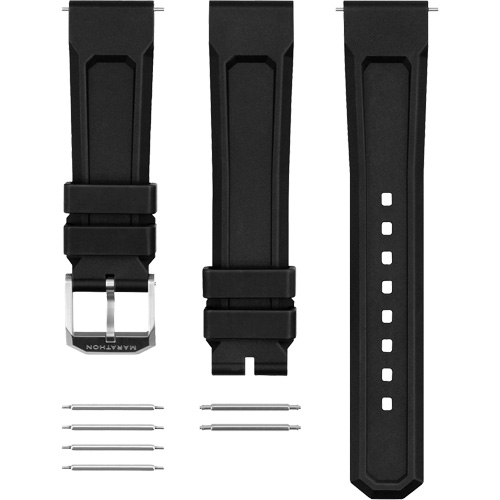 Large Diver's Quartz Watch, Digital, Battery Operated, 41 mm, Black Action Paper