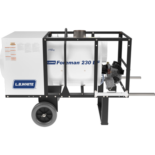 Foreman&reg; 230 Indirect-fired Portable Heater, Radiant Heat, Natural Gas, 230000 BTU/H Action Paper