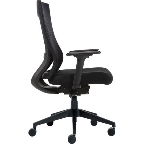 High-Back Weight-Sensing Synchro-Tilter, Mesh, Black Action Paper