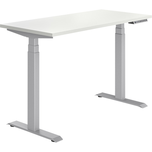 Table rectangulaire &agrave; hauteur r&eacute;glable Newland Action Paper