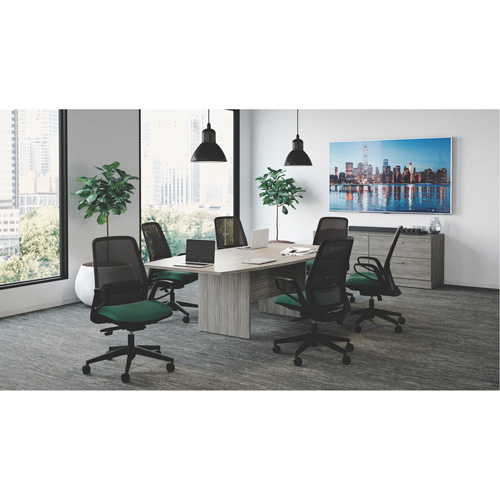Newland Boat-Shaped Conference Table Action Paper