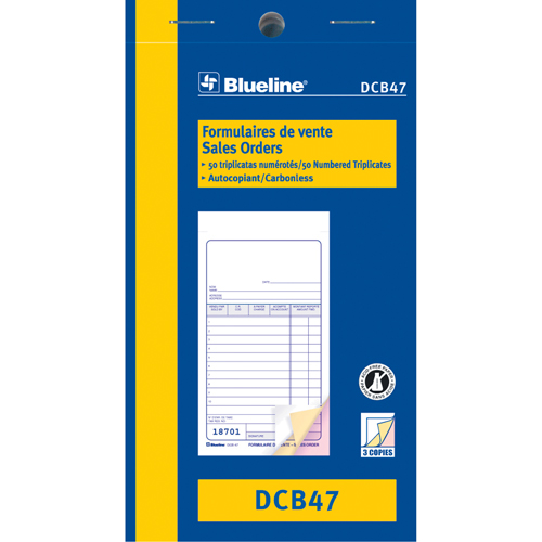 Formulaires de vente Action Paper