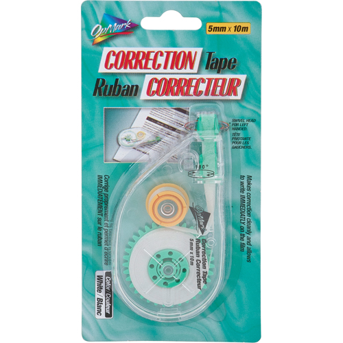 Left & Right Handed Correction Tape Action Paper