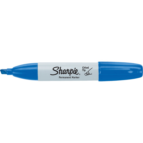 Marqueur permanent, Ciseau, Bleu Action Paper