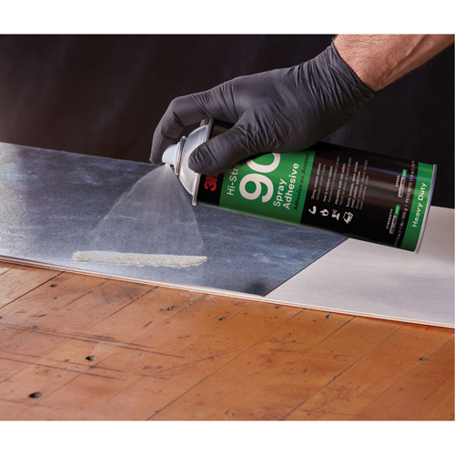90 High Strength Adhesive, Clear, Aerosol Can Action Paper