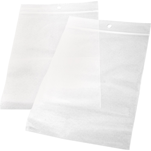 Zipper Storage Bags, Reclosable, 20" x 20", 2 mils Action Paper