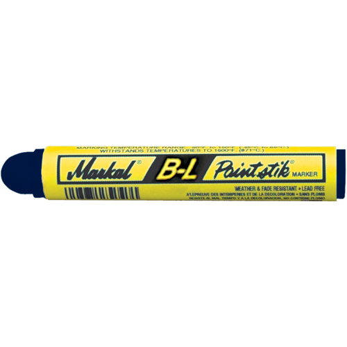 Paint Markers for Cold Surfaces - B-L&reg; Paintstik&reg; - 50° to 150°F, Solid Stick, Blue Action Paper