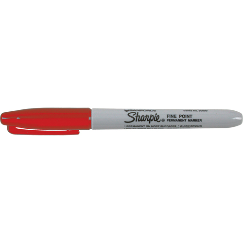 Permanent Markers - #15, Fine, Red Action Paper