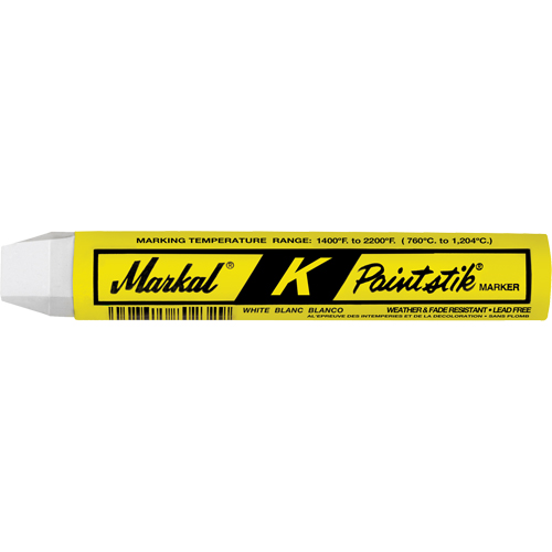 K Paintstik&reg; Paint Marker, Solid Stick, White Action Paper
