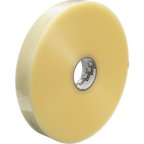 Scotch&reg; Box Sealing Tape 371, Hot Melt Adhesive, 1.9 mils, 48 mm (2") x 1828 m (5997') Action Paper