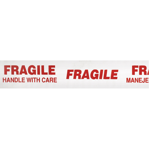 Scotch&reg; 3771 Box Sealing Tape with Message, Hot Melt Adhesive, 2 mils, 48 mm (1-22/25") x 100 m (328') Action Paper