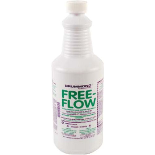 Drummond Free Flow Urinal Drain Opener and Odour Eliminator, 32 oz., Bottle Action Paper