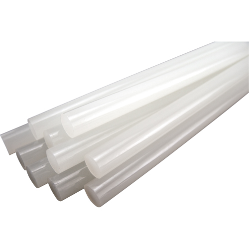 Glue Stick, 7/16" Dia. x 10" L, Clear Action Paper