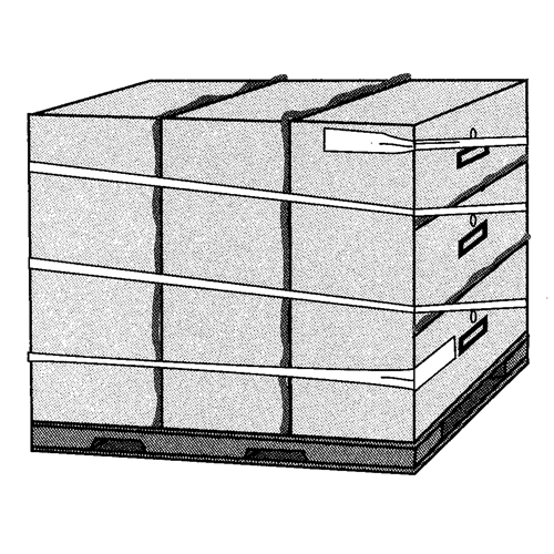 Ruban extensible, &eacute;paisseur 5 mils, 38,1 mm (1-1/2") x 55 m (180')  Action Paper