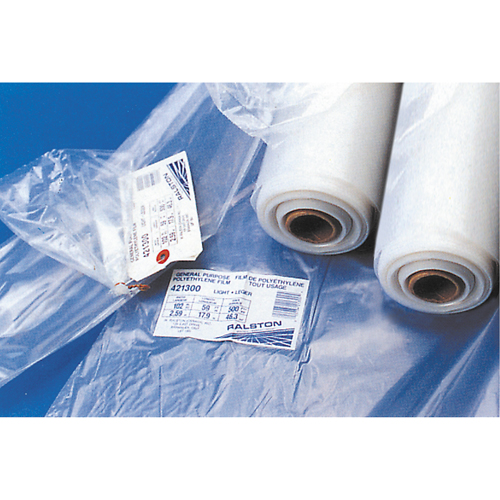 Poly Sheeting - Light Duty, 177' L, 8-1/2' W Action Paper