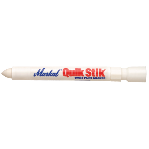 Quik Stik&reg; Twist-Up Paint Markers, Solid Stick, White Action Paper