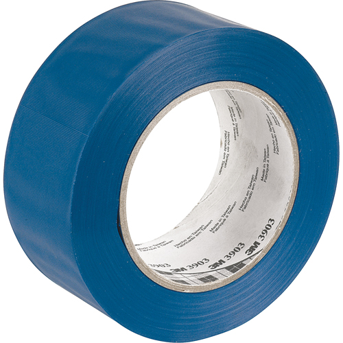 Rubans adh&eacute;sifs en vinyle 3903, 50 mm (2") la x 45,5 m (149,25') lo, 6,3 mils, Bleu Action Paper