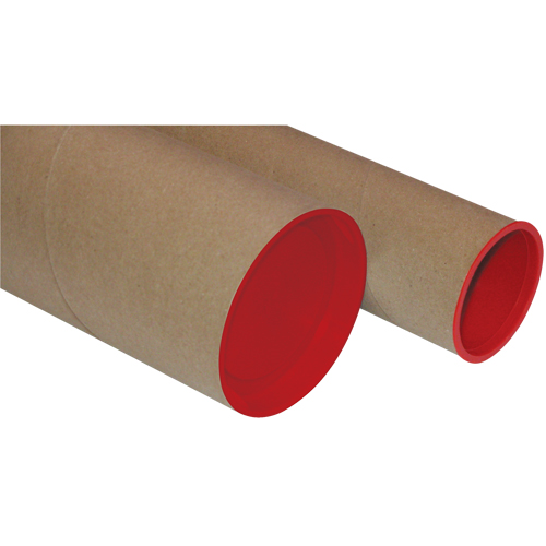 Plug-Seal Mailing Tubes, Round, 2.5" W x 25" L Action Paper