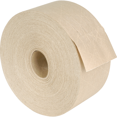Reinforced Gummed Tape, 60 mm (2-9/25") x 137.2 m (450'), Kraft Action Paper