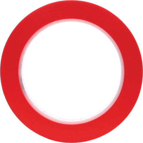 Ruban en vinyle 471, 12 mm (1/2") la x 32,9 m (108') lo, 5,3 mils, Rouge Action Paper