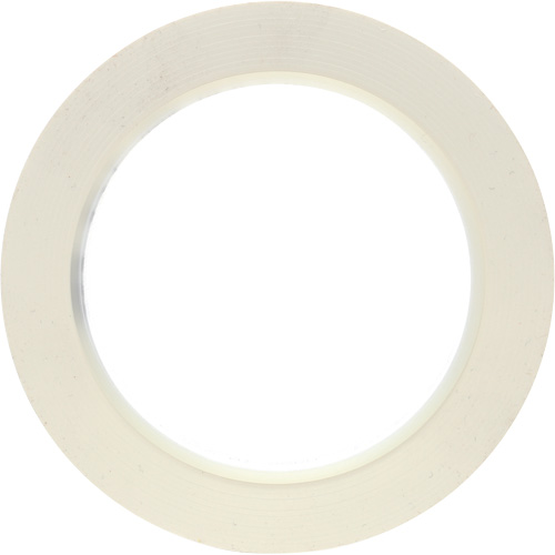 471 Vinyl Tape, 12 mm (1/2") W x 32.9 m (108') L, 5.3 mils, White Action Paper