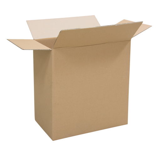 Double-Wall Corrugated Box, 24" L x 15" W x 25" H, Flute BC Action Paper