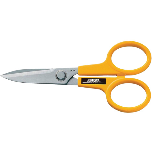 Stainless Steel Scissors , 5", Rings Handle Action Paper