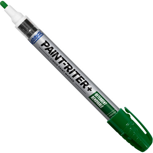Paint-Riter&reg;+ Detergent Removable Paint Marker, Liquid, Green Action Paper
