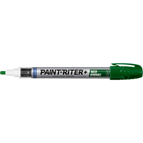 Paint-Riter&reg;+ Water Removable Paint Marker, Liquid, Green Action Paper