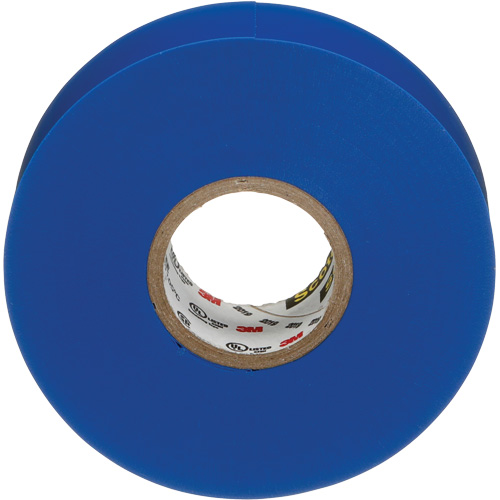 Rubans en vinyle pour codage en couleurs 35 Scotch, 19 mm (3/4") x 20,1 m (66'), Bleu, 7 mils Action Paper