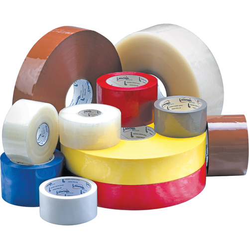 Box Sealing Tape, Acrylic Adhesive, 2.1 mils, 48 mm (1-22/25") x 100 m (328') Action Paper