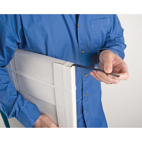 Portable Steel Strapping Coils, 1/2" Wide x 0.02" Thick Action Paper