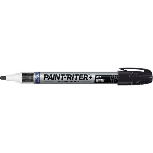 Marqueur pour surfaces huileuses Paint-Riter +, Liquide, Noir Action Paper