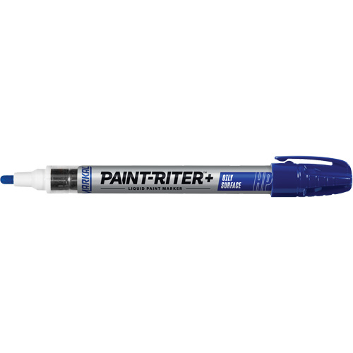 Paint-Riter&reg; + Oily Surface Marker, Liquid, Blue Action Paper
